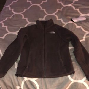 Brown Fleece North face Jacket